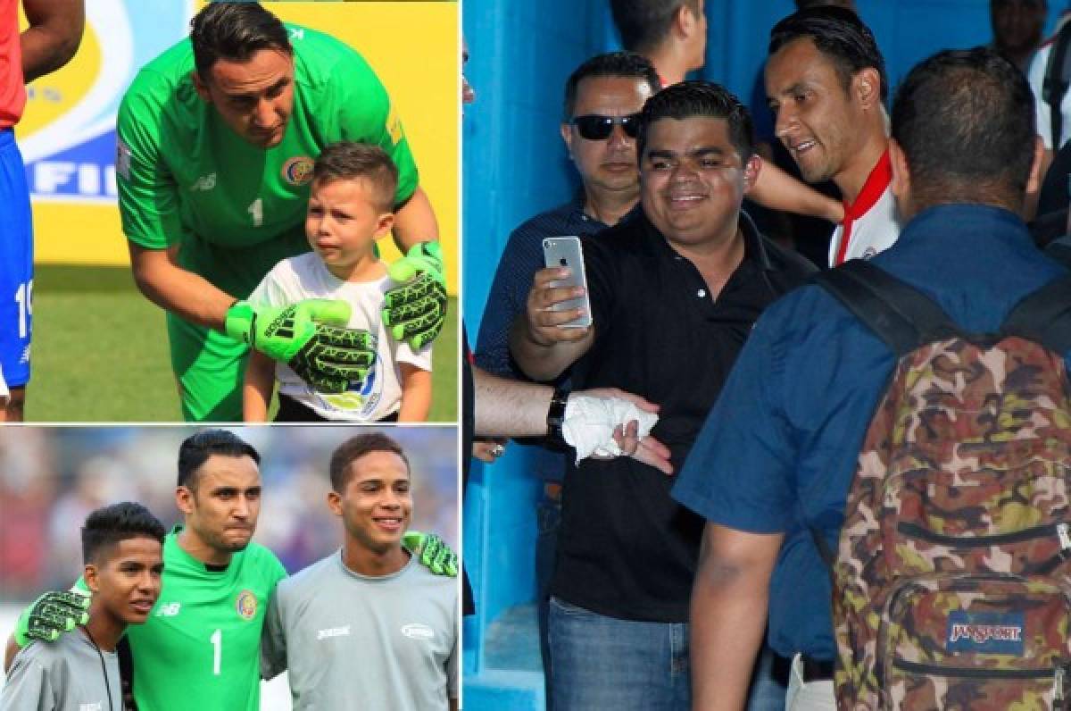 La inolvidable visita de Keylor Navas a Honduras siendo arquero del Real Madrid