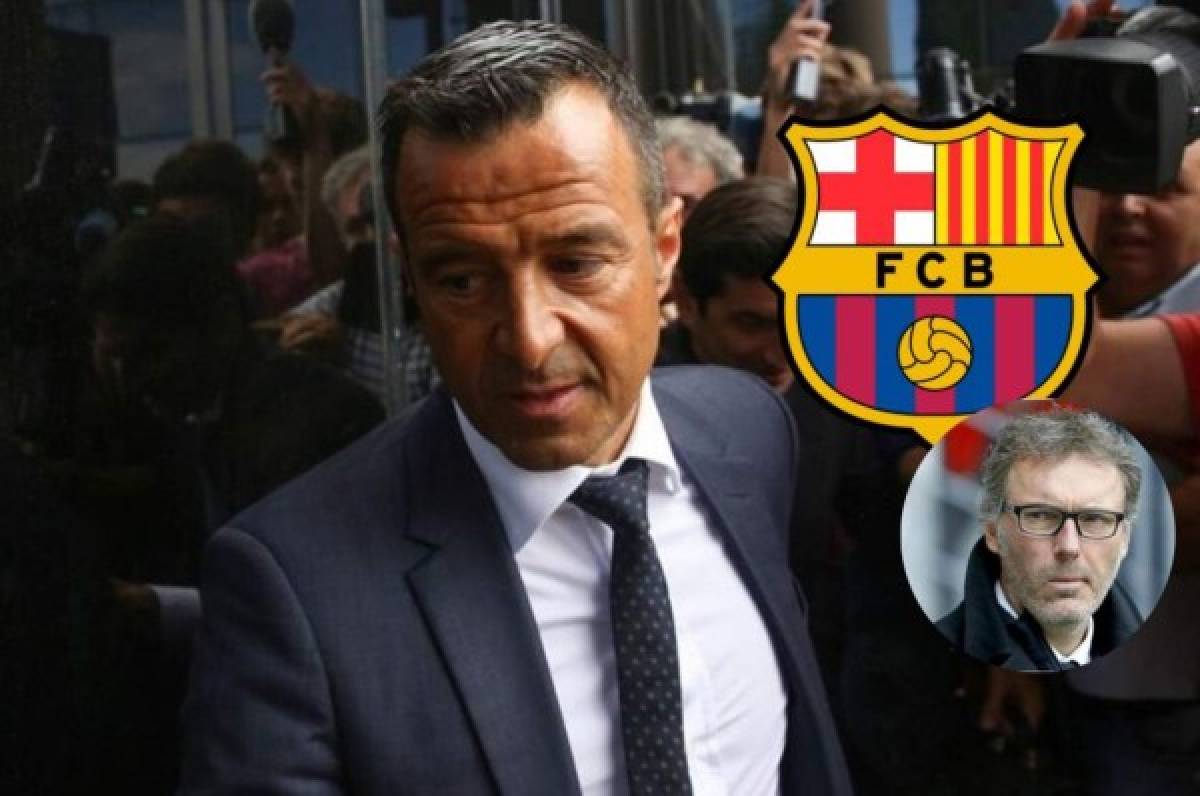 Jorge Mendes y el entrenador de primer nivel que le ha ofrecido al Barcelona