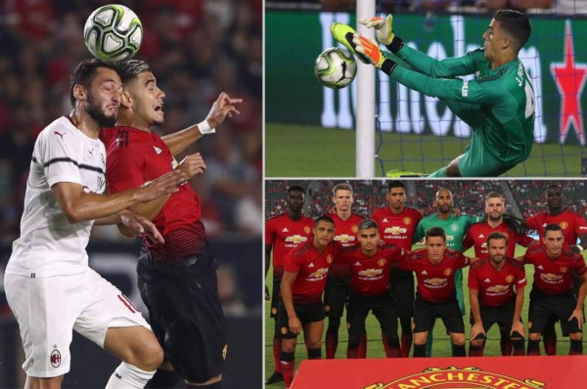 Tras 26 penales, el Manchester United derrotó al Milan en la International Champions Cup
