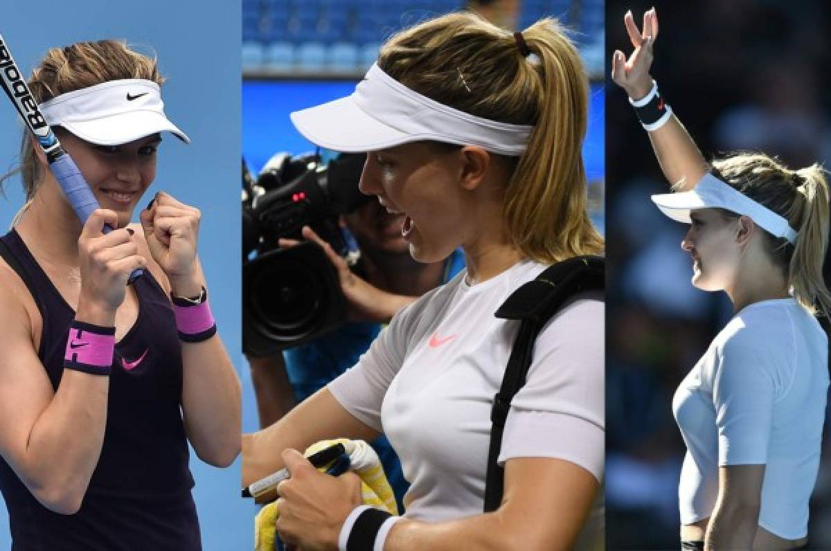 Eugenie Bouchard, la bella canadiense que engalana el Australian Open