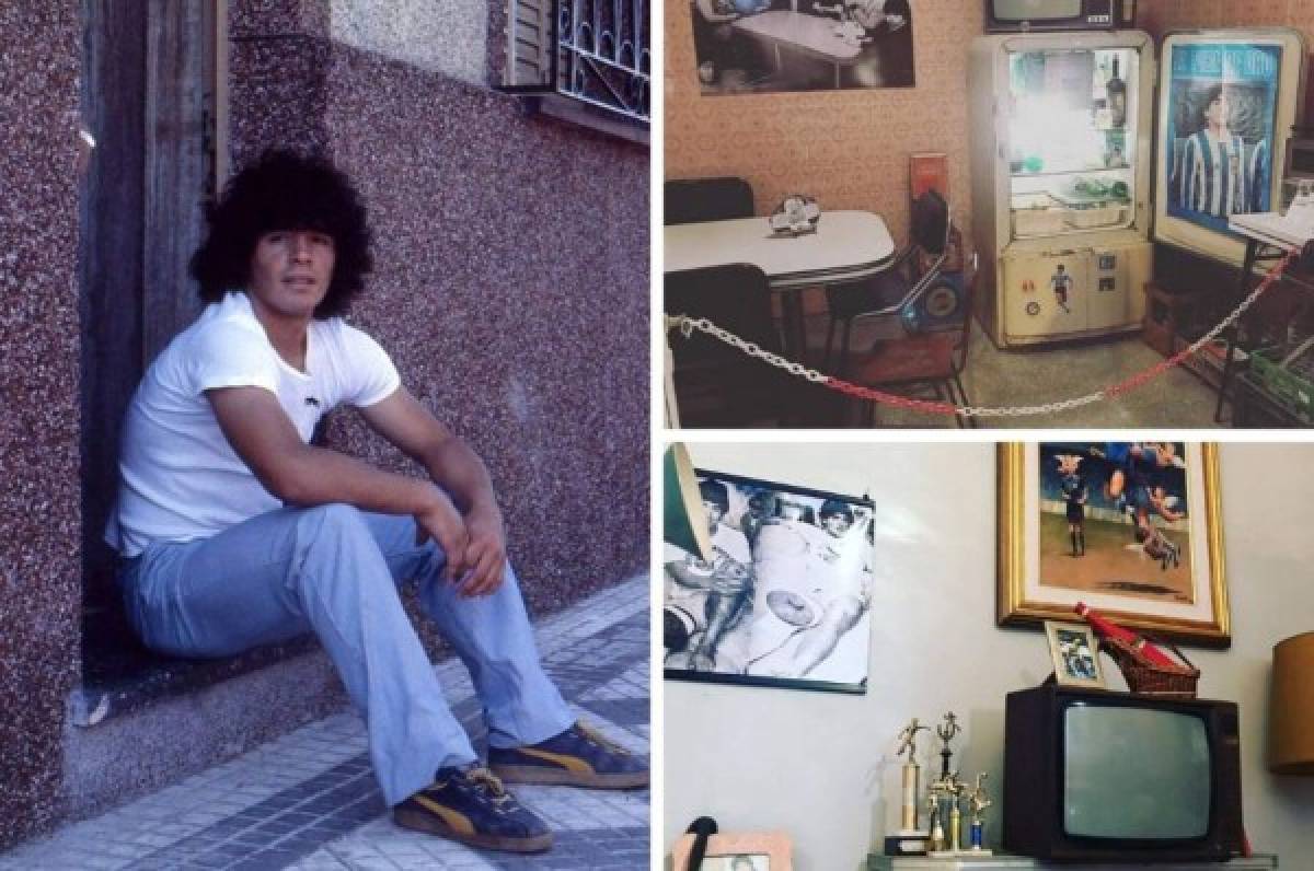 Así es la humilde casa en la que Maradona abandonó la pobreza junto a su familia