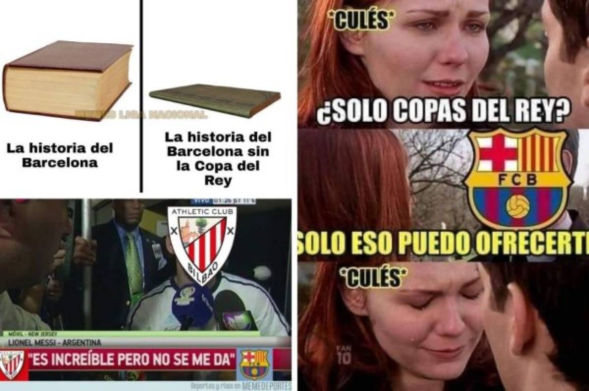 Los crueles memes del título del Barcelona en la Copa del Rey; ¡se acuerdan del Real Madrid!