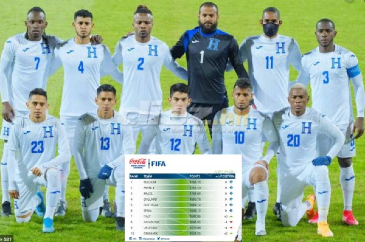 Honduras desciende tres puestos en el ranking FIFA luego de los amistosos ante Bielorrusia y Grecia