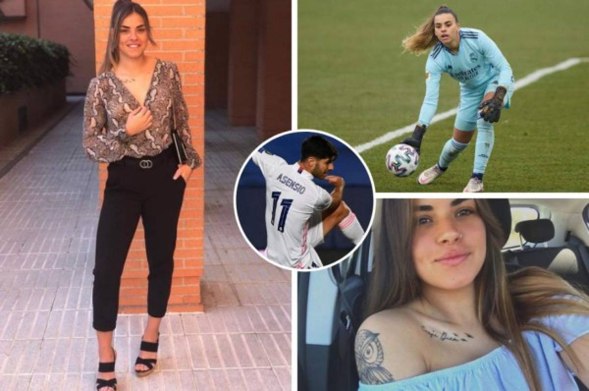 Portera del Real Madrid recibe insultos machistas en Twitter y Asensio sale en su defensa