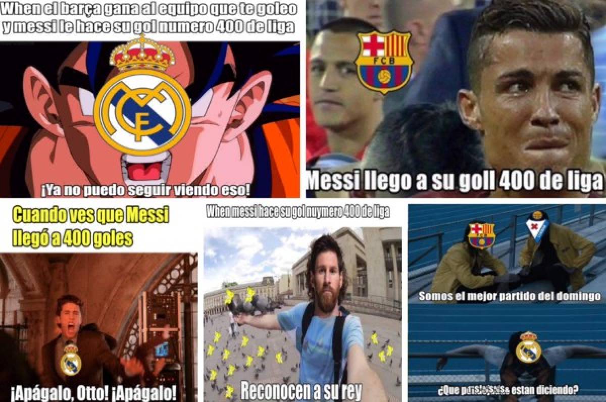 Los memes destrozan a Cristiano Ronaldo y Real Madrid por el gol 400 de Lionel Messi