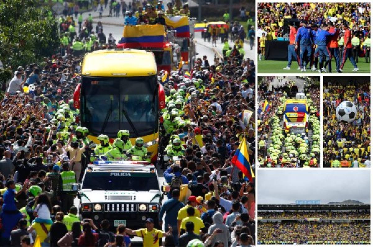 ¡Monumental! Colombia le da a su selección un recibimiento de campeón