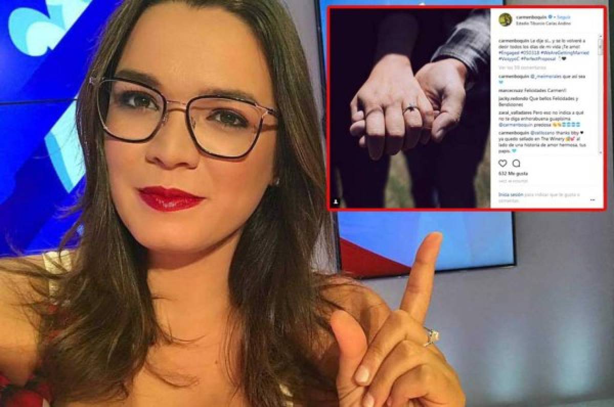 La periodista hondureña Carmen Boquín se compromete