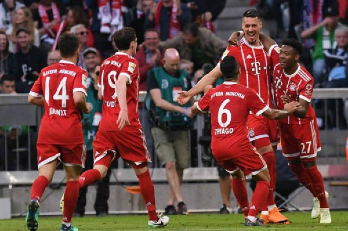 El Bayern estrena el título con goleada ante el Gladbach y alerta al Madrid