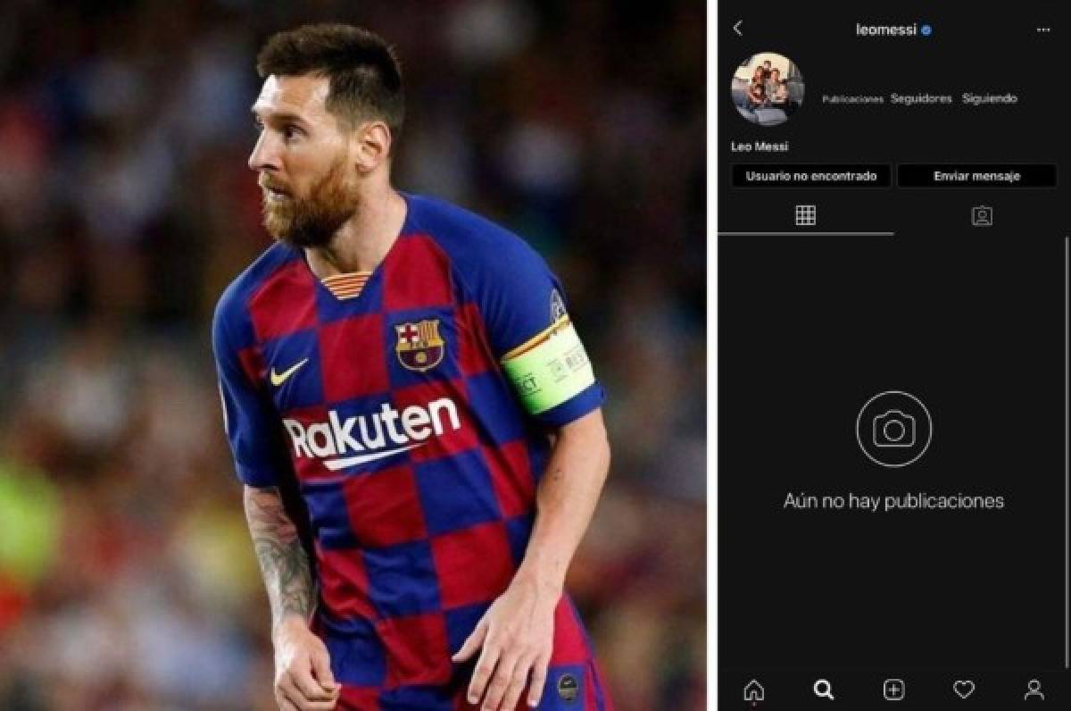 ¿Qué pasó? La misteriosa desaparición de la cuenta de Instagram de Messi