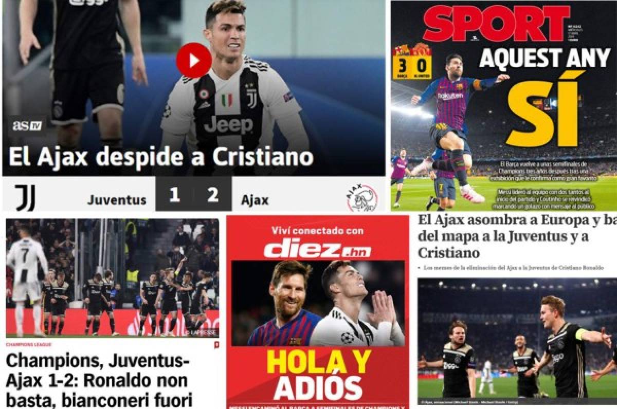 ¡Con todo! Así reacciona la prensa mundial tras el fracaso de la Juventus en Champions