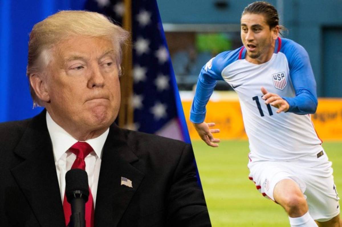 Futbolista de EUA que enfrentará a Honduras arremete contra Donald Trump