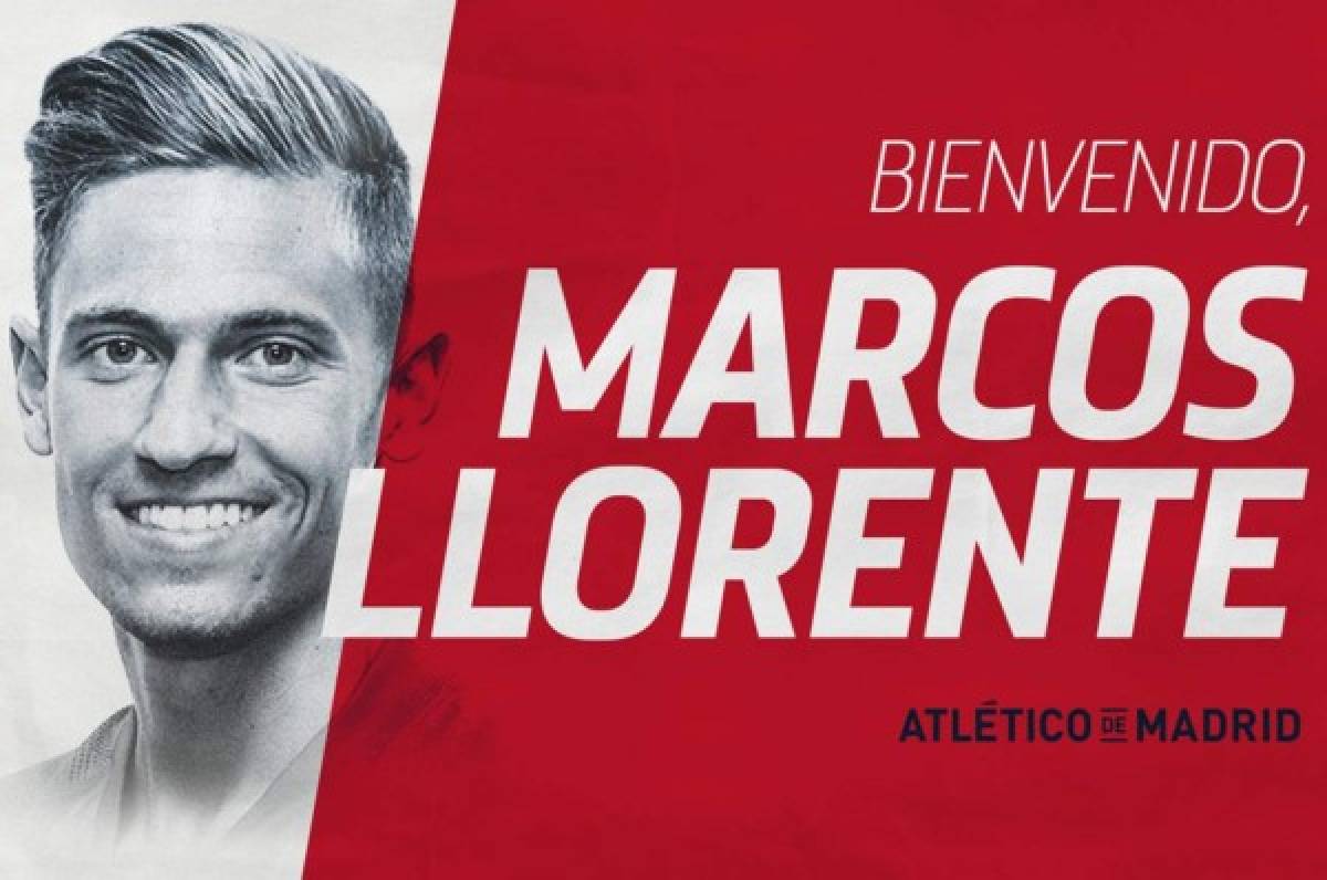 Oficial: Atlético de Madrid anuncia el fichaje del español Marcos Llorente