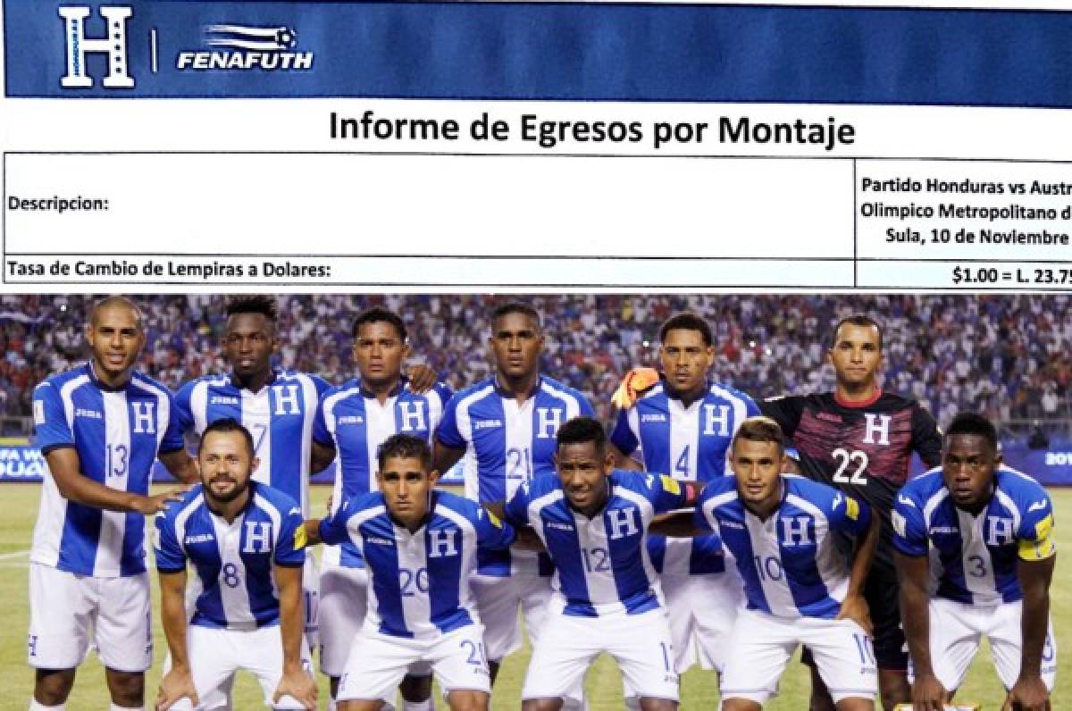 Así se gastaron 18 millones de lempiras en dos partidos de la Selección de Honduras