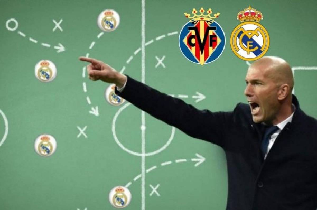 Un Real Madrid diezmado: El 11 que usará Zidane ante el Villarreal; hasta seis bajas de peso