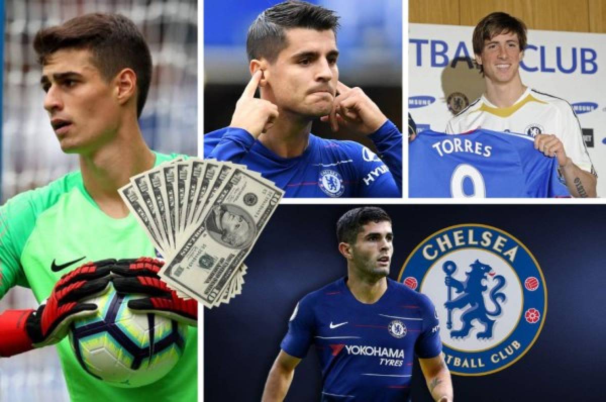 TOP: Las 10 compras más caras de la historia del Chelsea con Christian Pulisic como protagonista