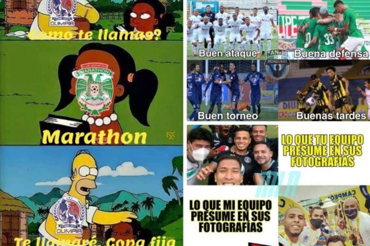 Los otros memes que dejó el título de Olimpia donde destrozan a Marathón y a Motagua