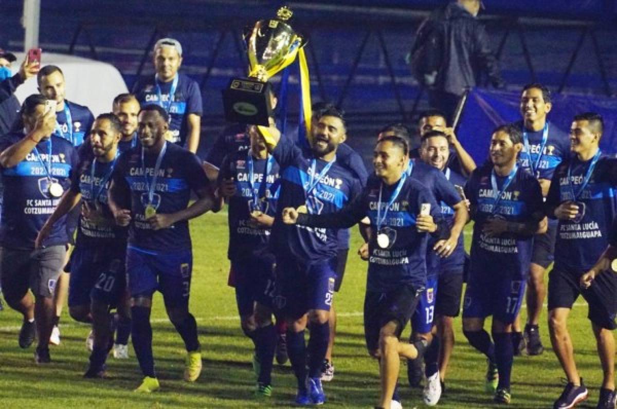¡Hondureño Santos Crisanto se corona campeón en Guatemala con el Santa Lucía!