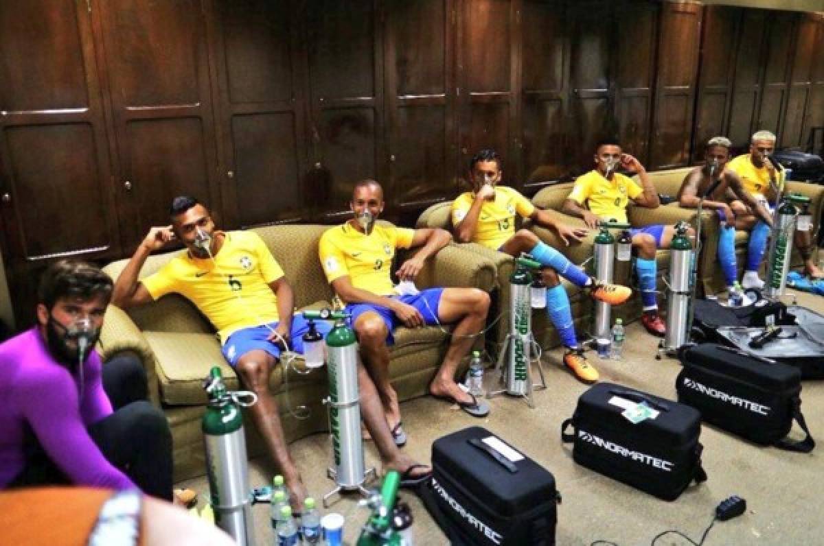 Futbolistas de Brasil terminaron con oxígeno tras juego ante Bolivia