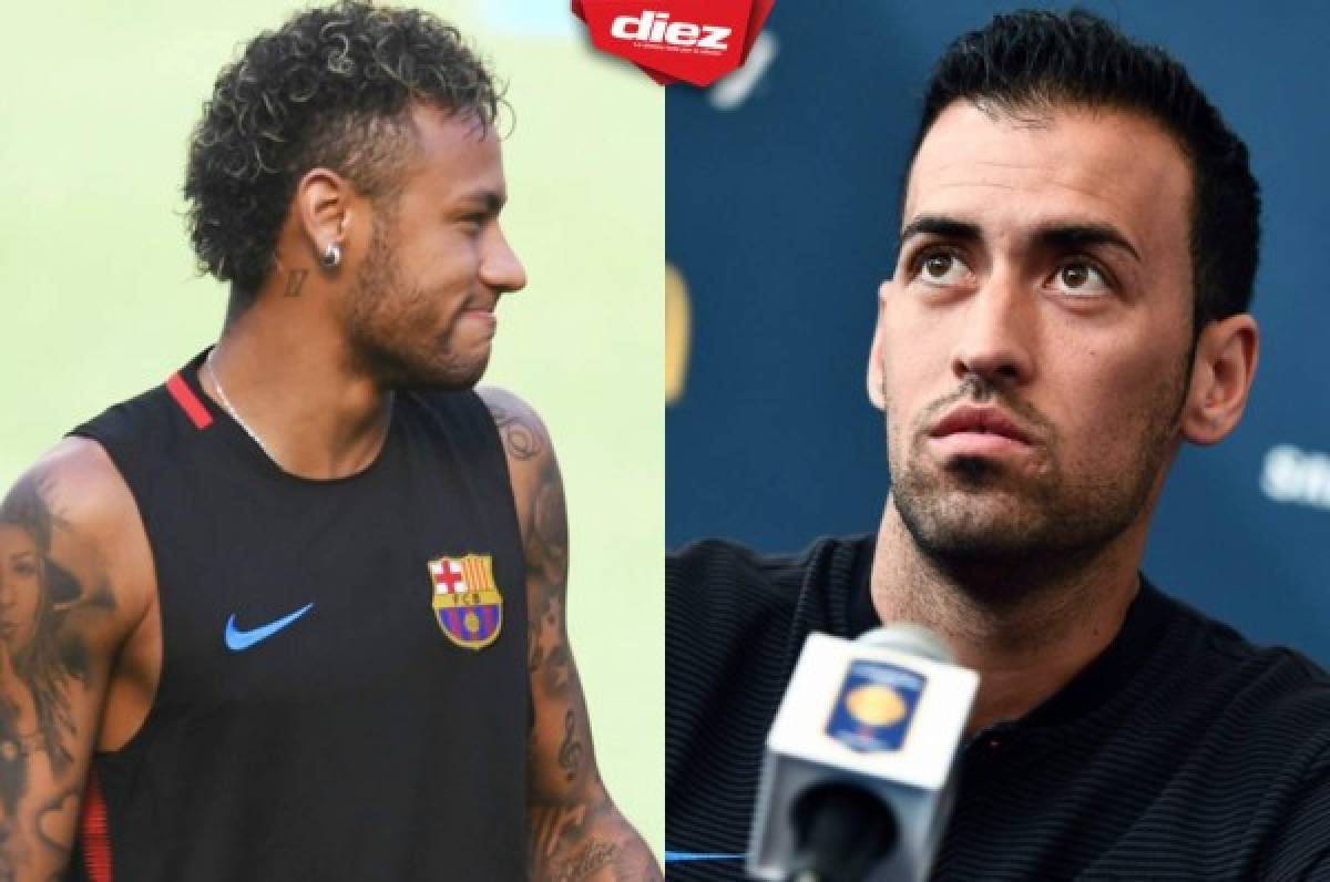 Sergio Busquets: ''Neymar solo estará bien en el Barcelona''