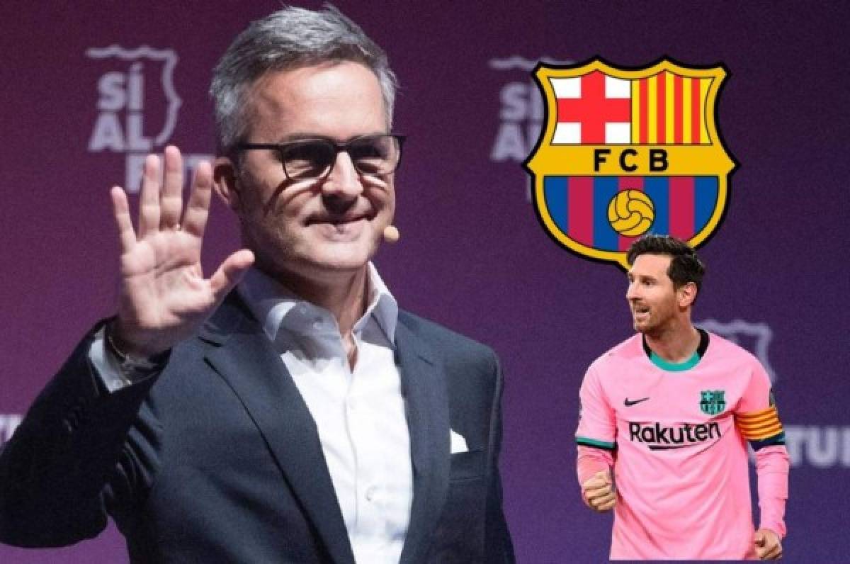 Las leyendas y el DT que quiere fichar Víctor Font, candidato a la presidencia del Barcelona