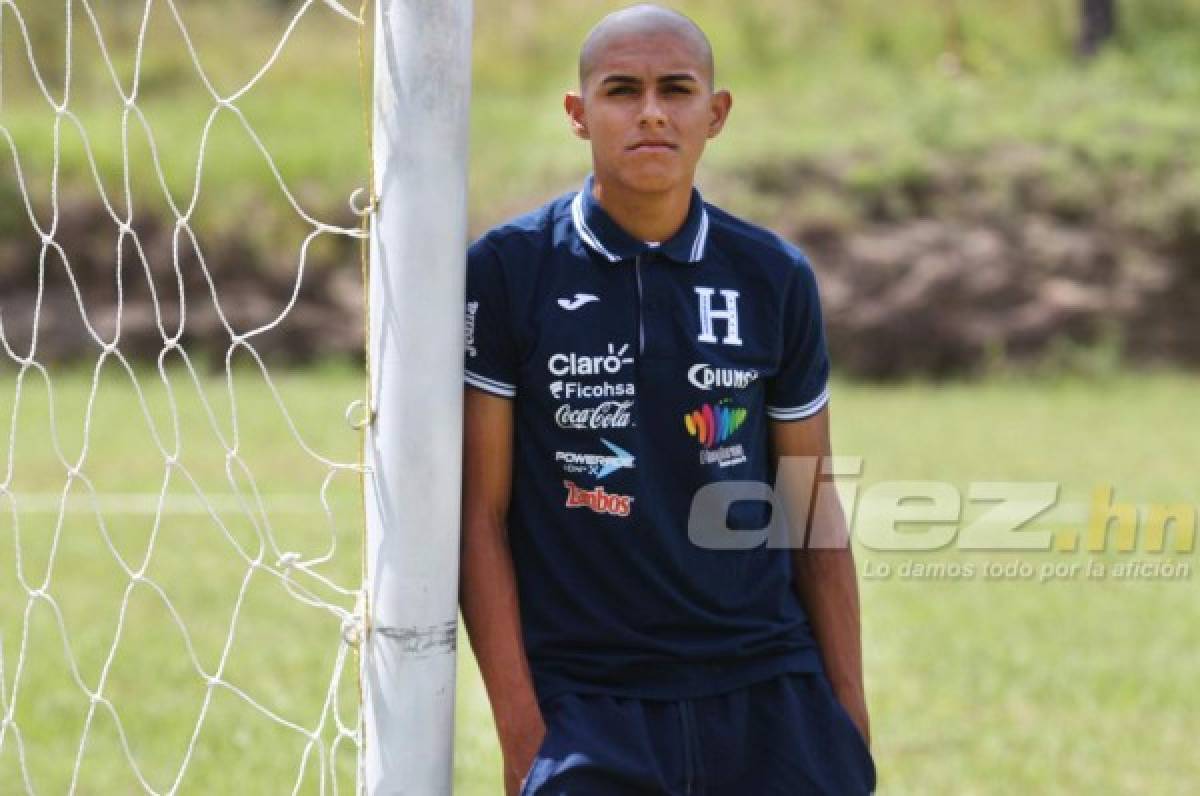 Luis Palma luego del gol aparece pelón en la sub-17 de Honduras