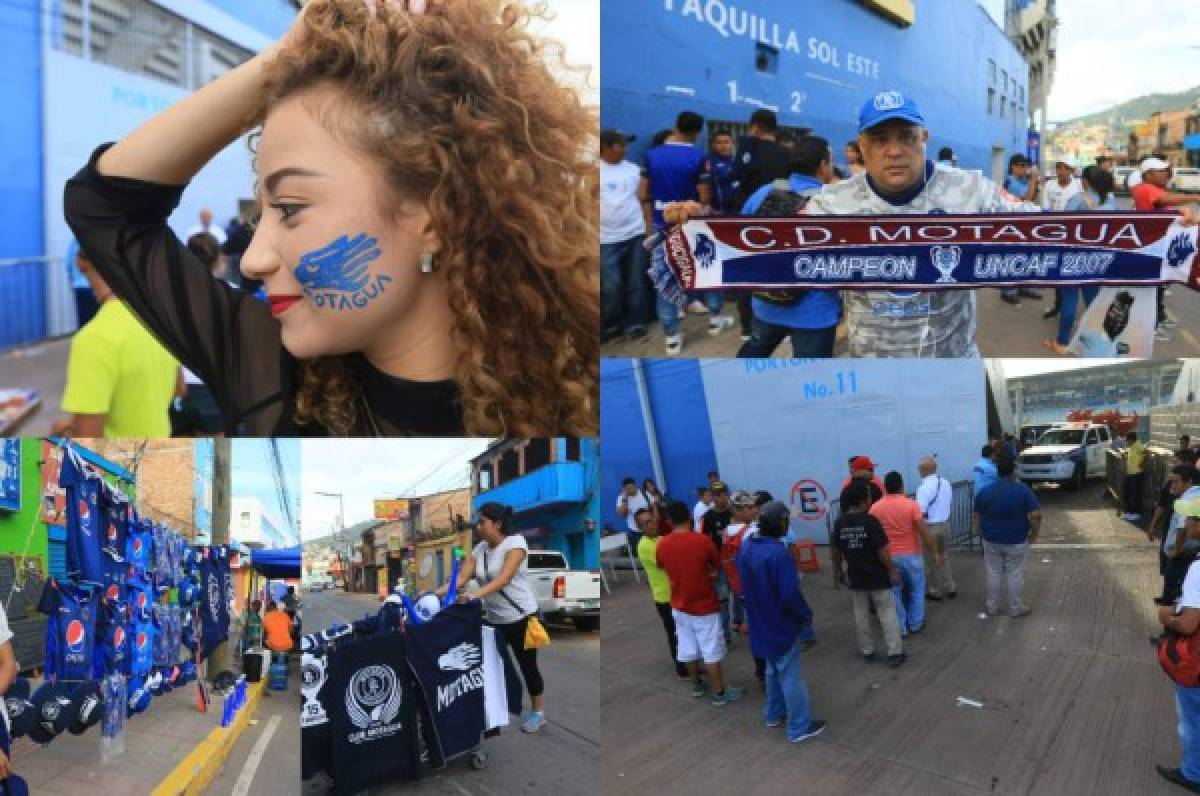 ¡Ambientazo! Así viven los aficionados de Motagua la previa ante Herediano