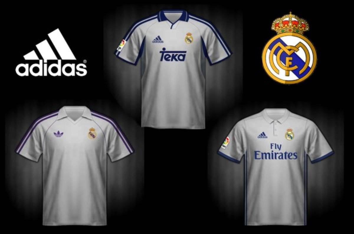 La transformación de las camisetas Adidas con el Real Madrid