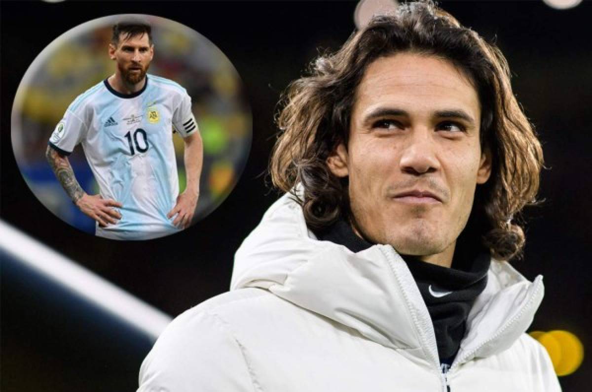 Cavani desvela su fuerte pelea con Messi: ''Me calenté porque hay palabras que duelen''
