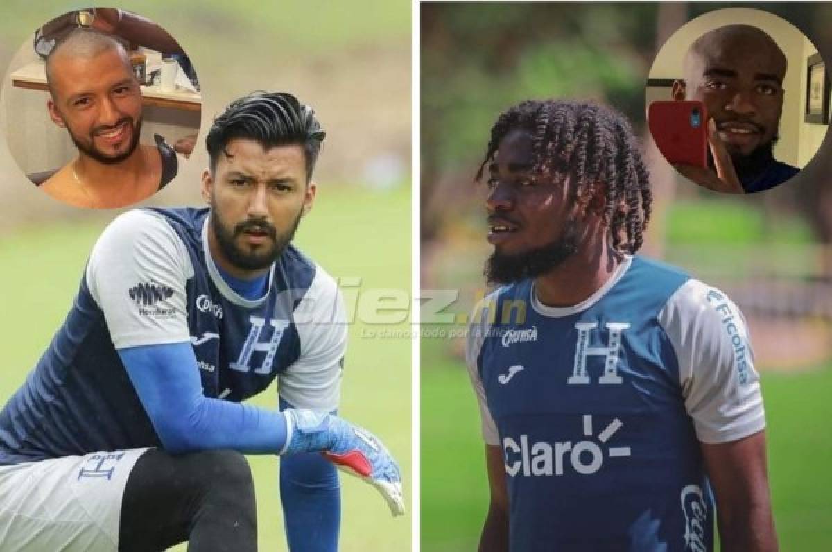 ¡Irreconocibles! Así quedaron Cristopher Meléndez y Pipo López después de ser rapados en la Selección de Honduras