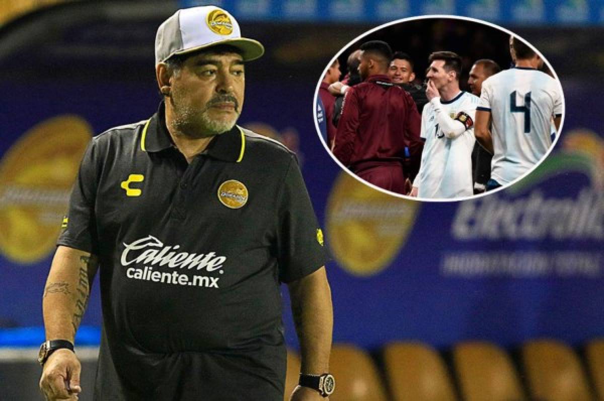 Maradona: ''¿Quién era el único estúpido que creía que le iban a ganar a Venezuela?''