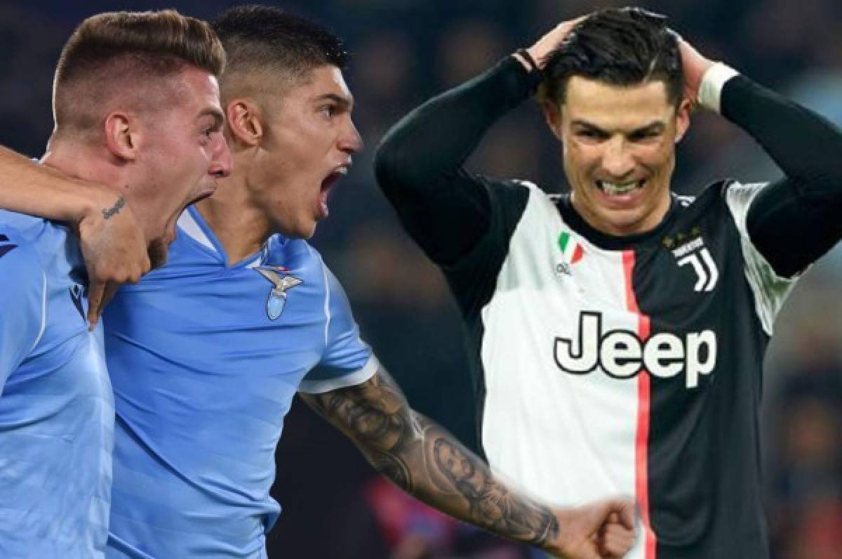Cristiano Ronaldo y Juventus sufren su primera derrota en la Serie A ante Lazio