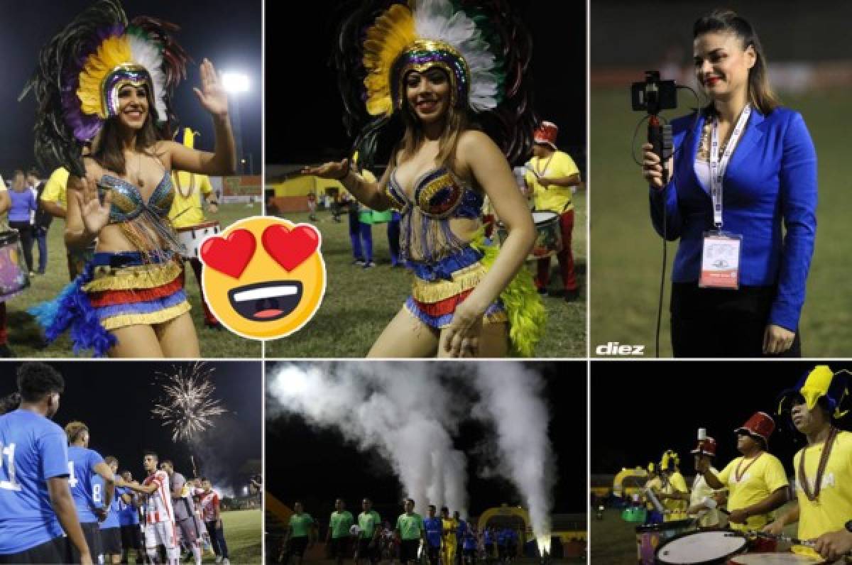 Fiesta y pura belleza: El ambientazo con el que arrancó el torneo Clausura 2020 en Honduras