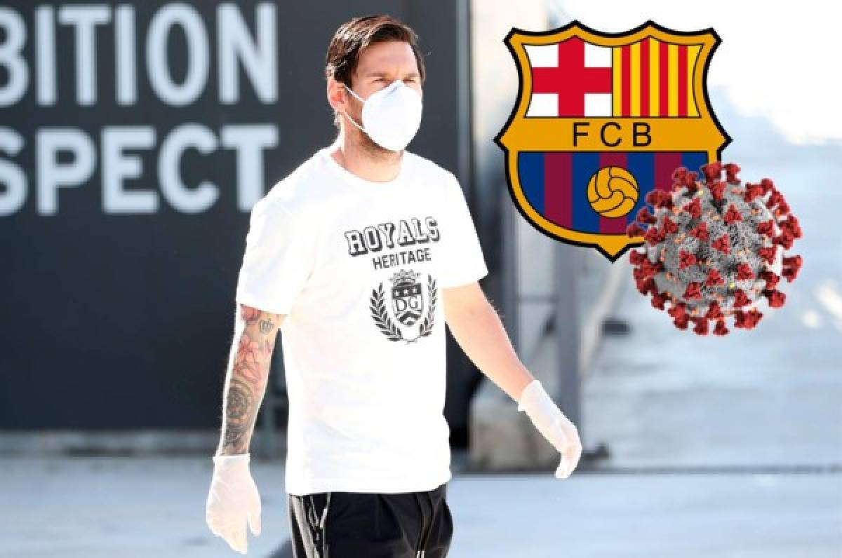 Barcelona recibe los exámenes de coronavirus practicados a la plantilla de jugadores