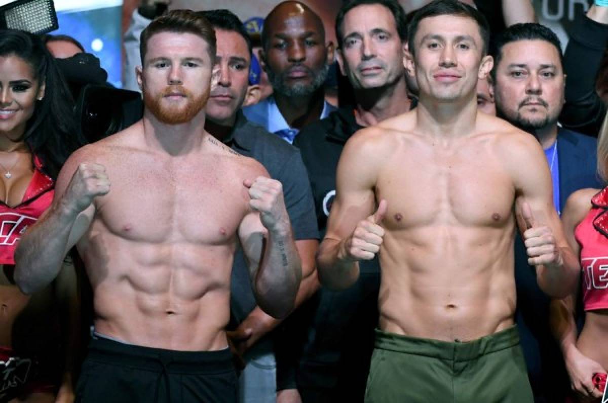 Canelo Álvarez y Gennady Golovkin pasan la balanza sin problemas