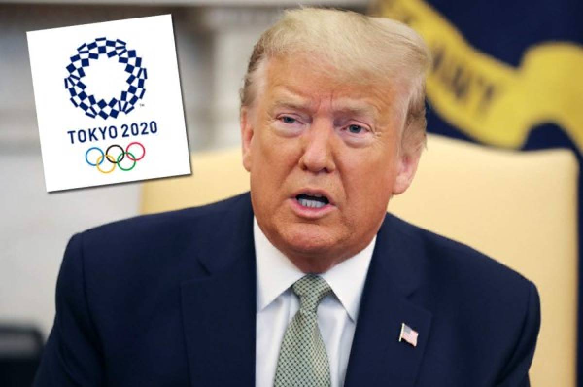 Donald Trump sugiere que los Juegos Olímpicos de Tokio se podrían 'posponer' un año