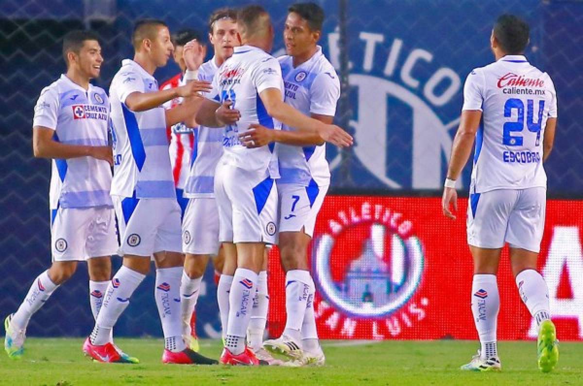 El Cruz Azul venció al Atlético San Luis y queda como único líder del fútbol mexicano