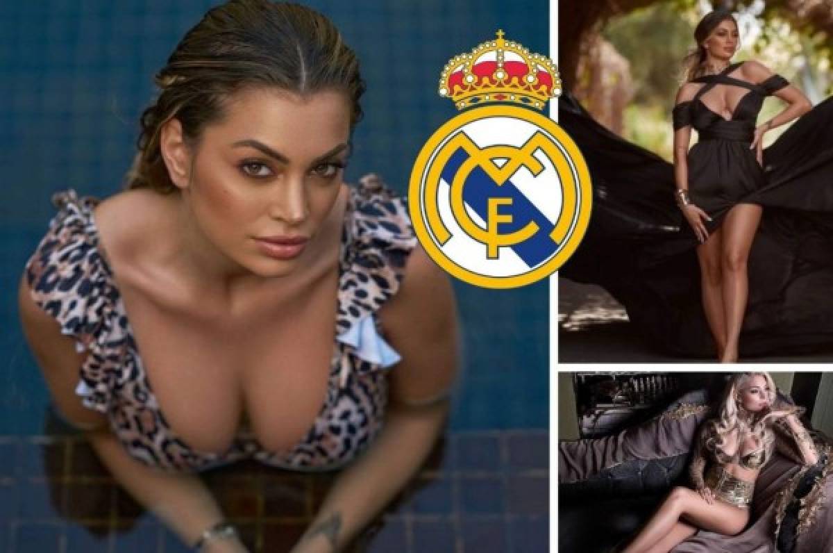 Mélanie, la explosiva novia de un crack francés a quien le pide que juegue en el Real Madrid