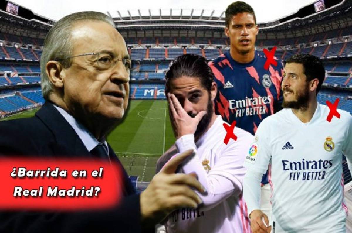 ¡Están a la venta! Destapan la lista de los 10 jugadores que pondrá el Real Madrid en el mercado de fichajes
