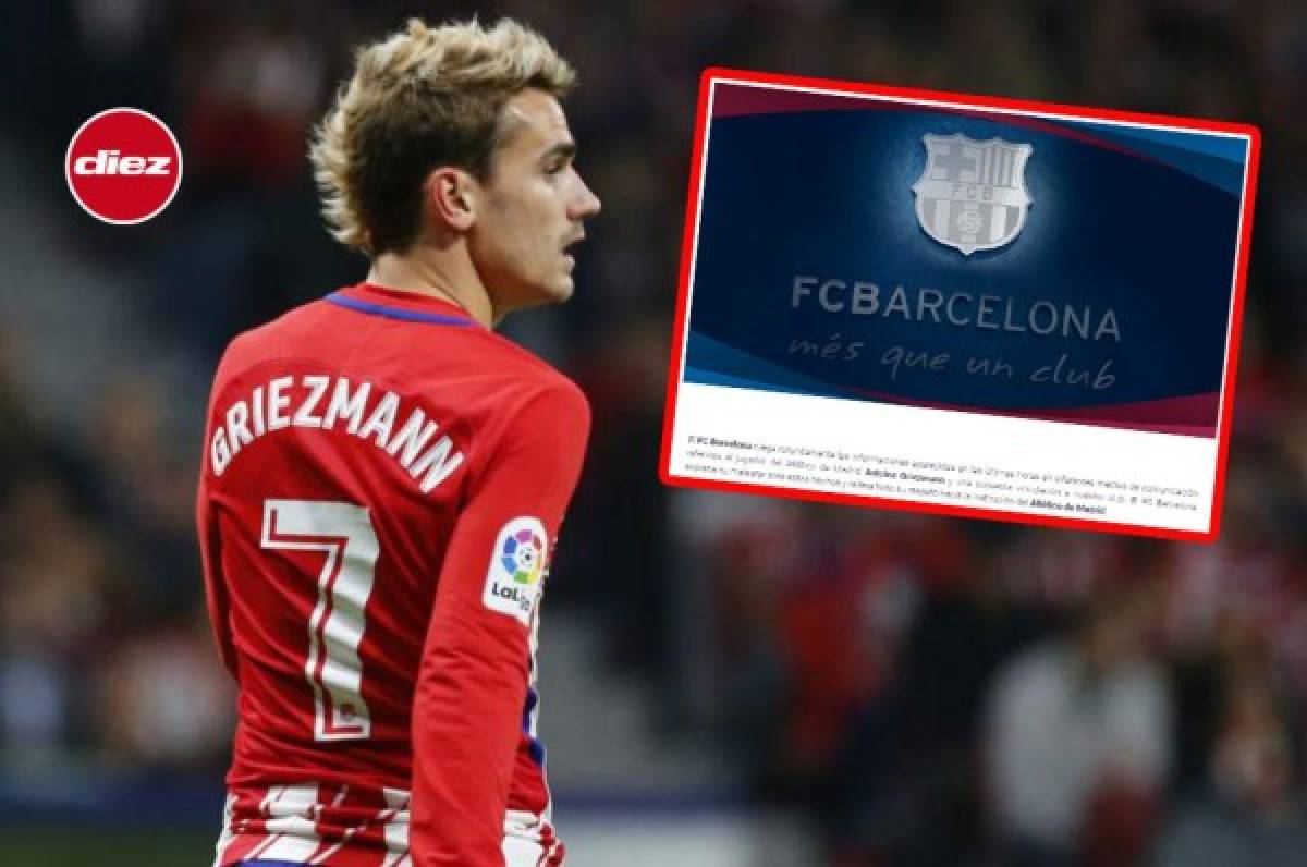 Liga Española: Comunicado oficial del Barcelona sobre Griezmann