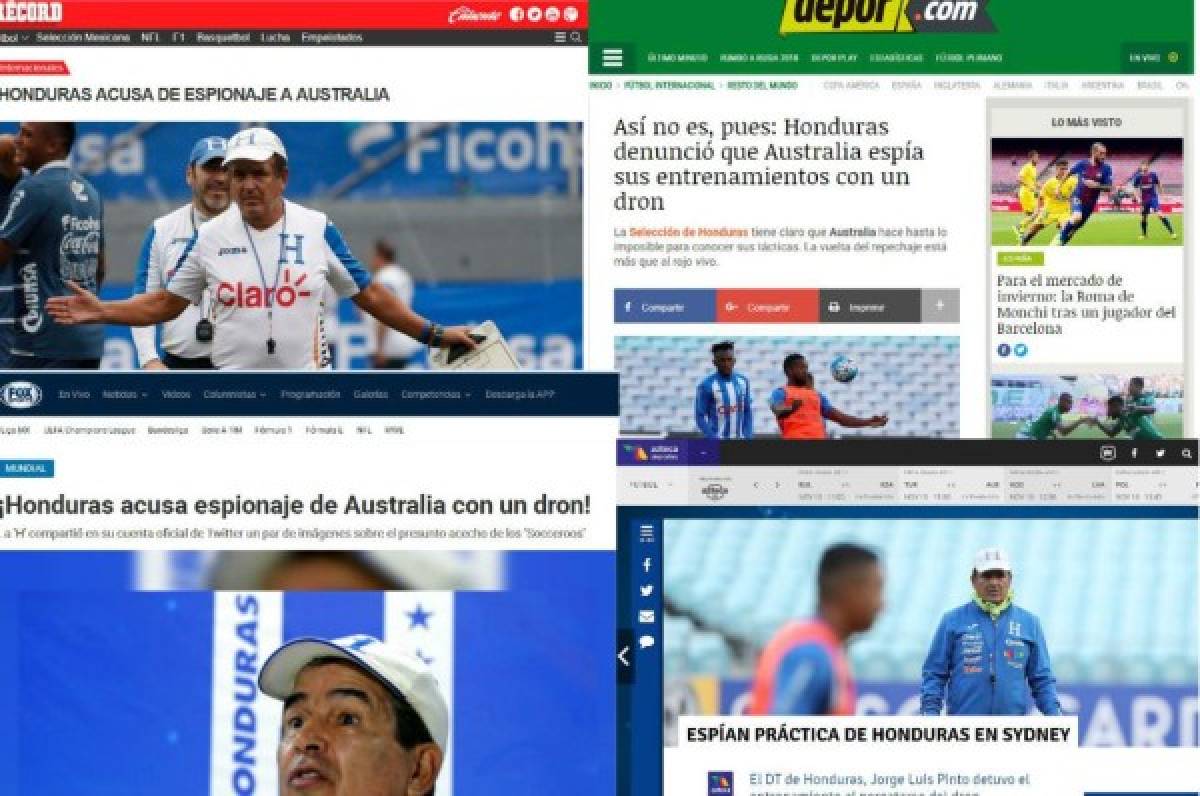 Así cuenta el mundo el espionaje de Australia a la Selección de Honduras