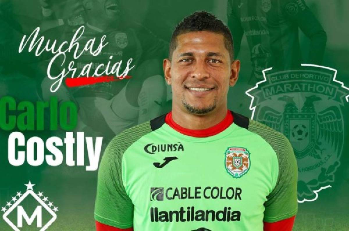 Oficial: Carlo Costly se une a las bajas del Marathón de cara al Torneo Clausura 2021-22