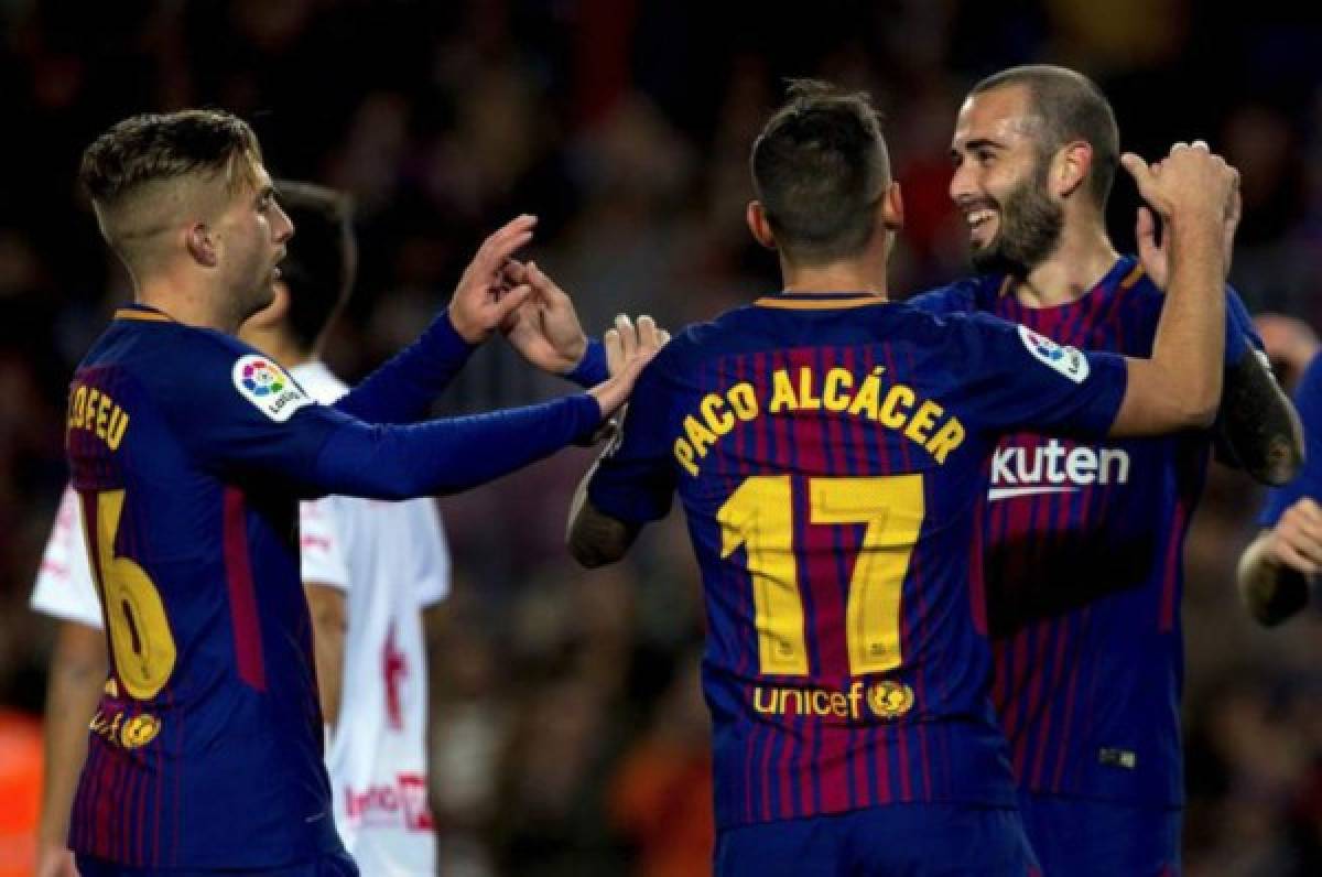 Paliza del Barcelona al Murcia para avanzar a octavos de la Copa del Rey