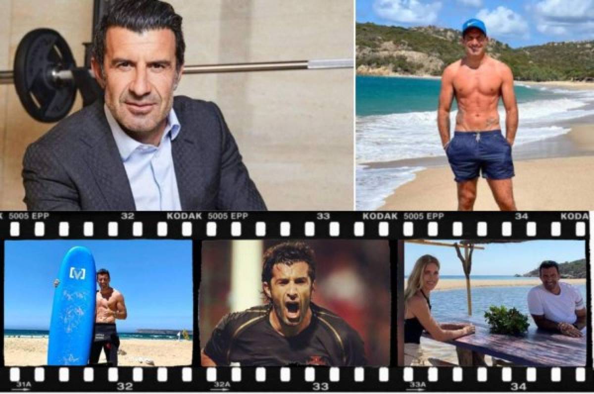 La vida fitness y de millonario de Luis Figo con tremenda fortuna después de dejar el fútbol