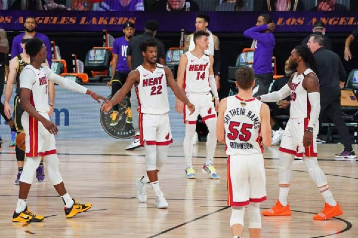 ¡Partidazo! Heat vence a los Lakers en un fantástico juego cinco y alarga su vida en las Finales de NBA