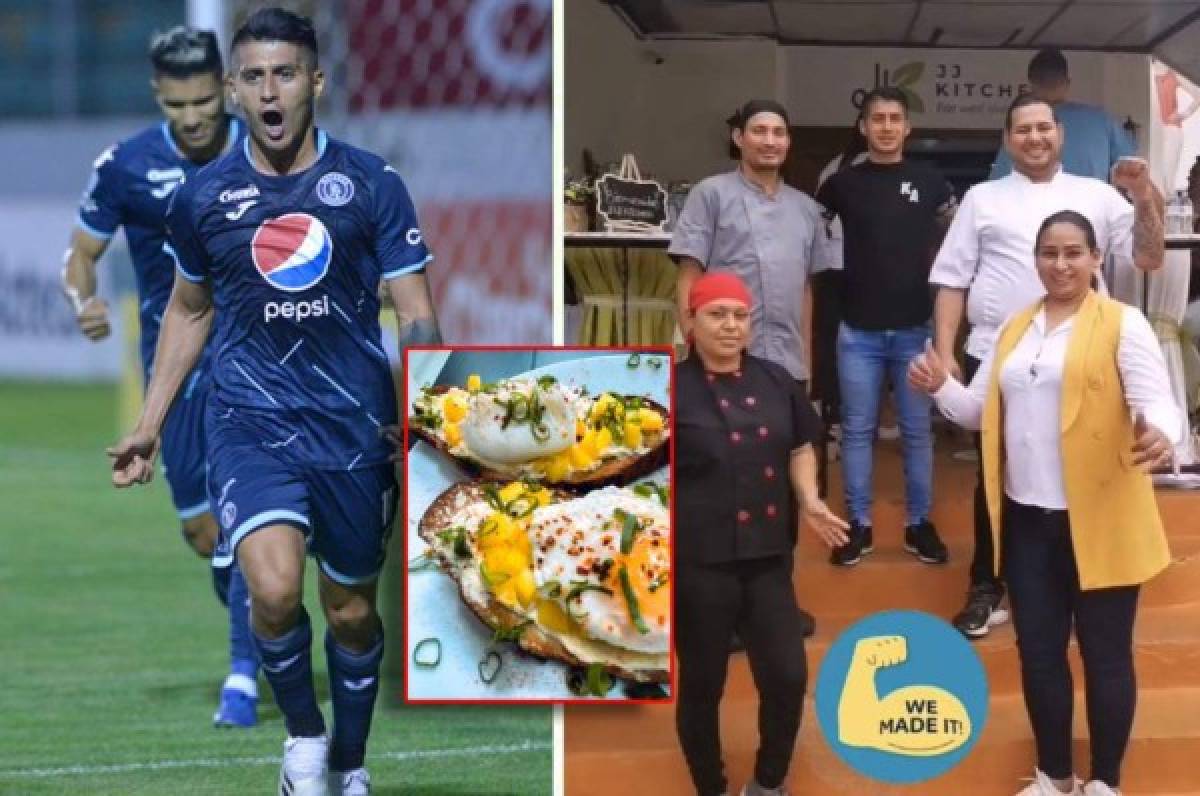 Futbolista argentino del Motagua, Matías Galvaliz, inaugura resturante en Tegucigalpa llamado 'JJ Kitchen'