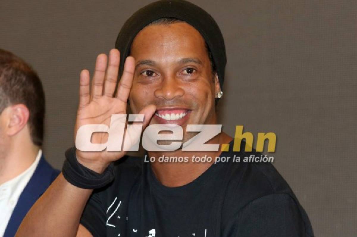 Un sábado muy apretado para Ronaldinho en Honduras