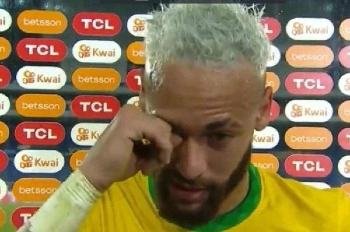 ¿Por qué lloró Neymar? El brasileño se quebró en una entrevista tras la goleada ante Perú