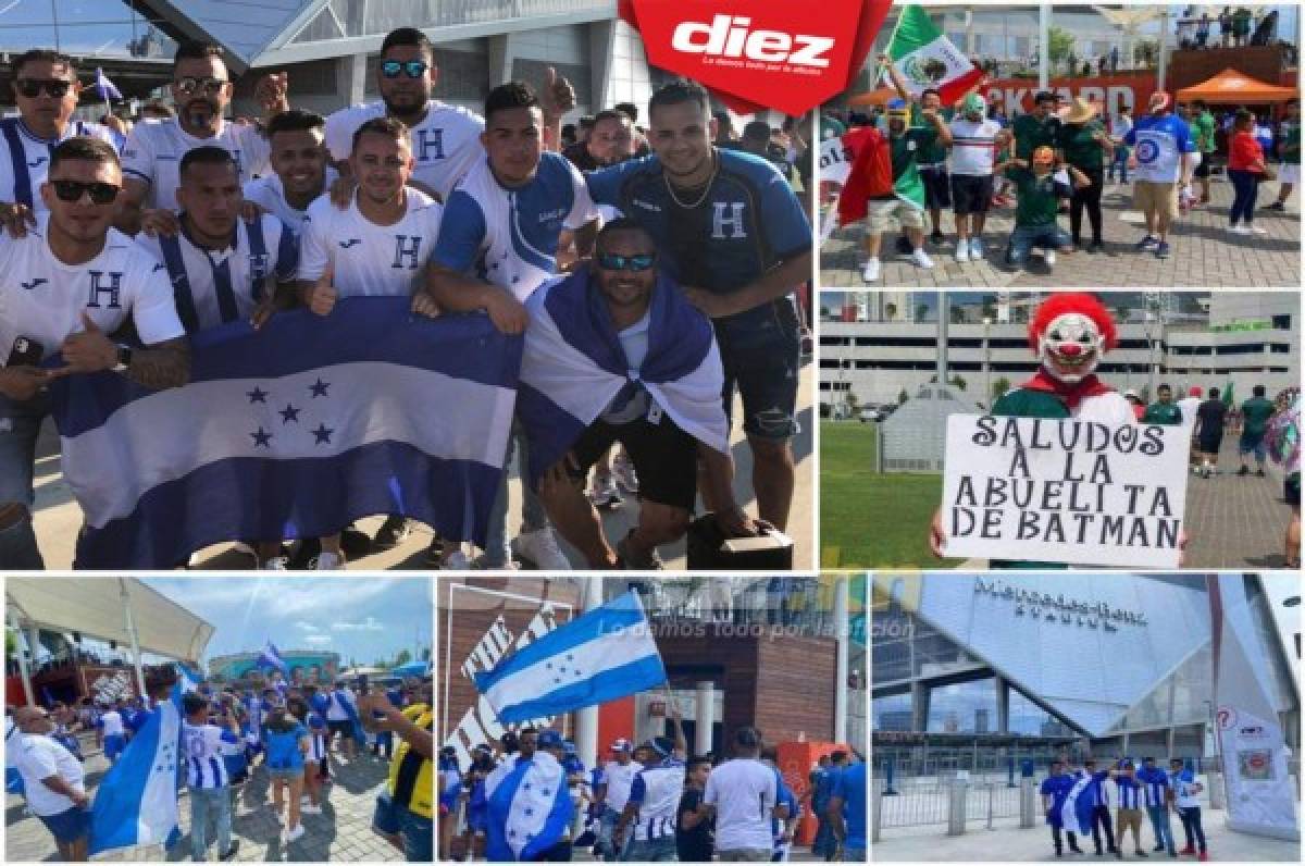 Catrachos y aztecas en armonía: Ambientazo previo al duelo amistoso entre Honduras-México en Atlanta