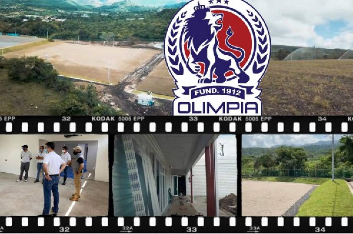 Olimpia muestra nuevas imágenes de cómo avanza la construcción de su sede