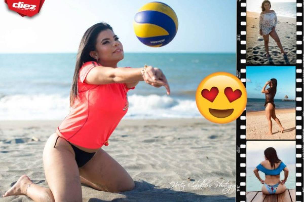 Skarlethe Valladares, la jugadora de voleibol que puso de cabeza a un futbolista del Vida  